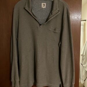 Duck Head Men's Gray Zip Up Sweater